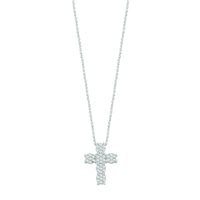 Collana Bliss BL CARESSE in Oro bianco Diamante 0.21 Ct 20101463 - 20101463